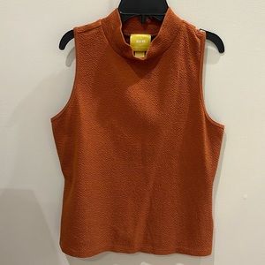 EUC Anthropologie mock neck tank size Large